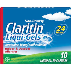 Claritin Lqgl 24h 10mg Gcap 10ea