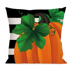 Pumpkin Stripe Interchangeable Pillow