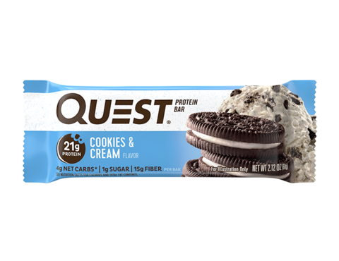 Quest Cookies & Cream Protein Bar 2.12oz