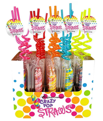 Crazy Pop Straws Assorted Flavors 1ct
