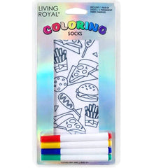 Living Royal Coloring Socks Assorted 1ct