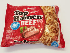 Nissin Top Ramen Beef Noodle Soup 3oz (1count)