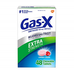 Gas-X Extra Strength 125mg Cherry Creme Chewable (48 tablets)