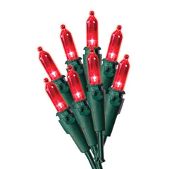 Holiday Wonderland Mini Red LED Lights 24.75ft