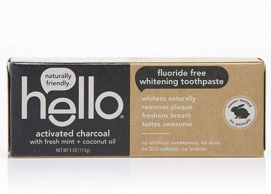 Hello Charcoal Whitening Toothpaste 4oz