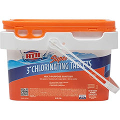 HTH Super 3" Chlorinating Tablets 4-in1 Action 8lbs