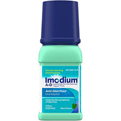 Imodium Anti-Diarrheal Mint Flavor 4fl oz