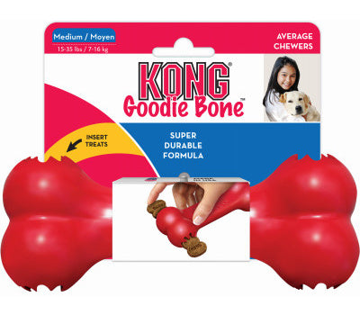 KONG Goodie Bone Medium 7" Red