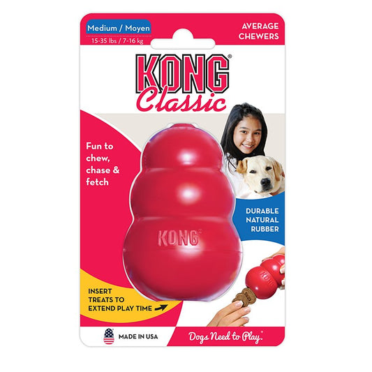 KONG Classic Medium Dog Toy Red