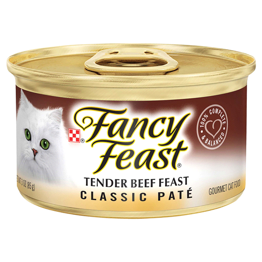 Fancy Feast Tender Beef Feast Classic Pate 3oz