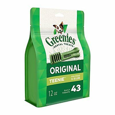 Greenie Dental Treats Original Teenie Daily Treats 12oz (43ct)