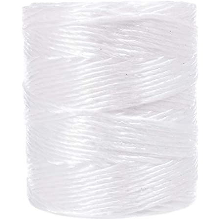 White Poly Twine Medium Weight 200 Ft