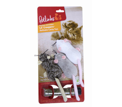 Petlinks Lil' Creepers Refillable Catnip Toys
