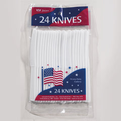 Kingsmen Plastic Knives 24ct