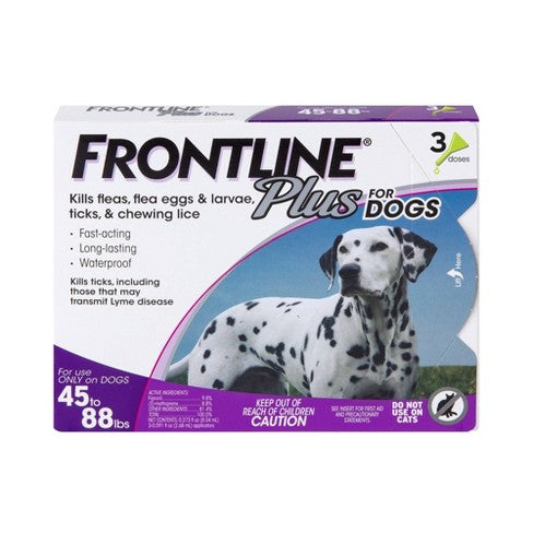 Frontline Plus For Large Dogs 3 Doses
