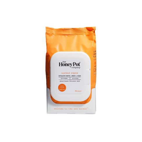 HONEY POT NORMAL WIPES REFRESH 30CT