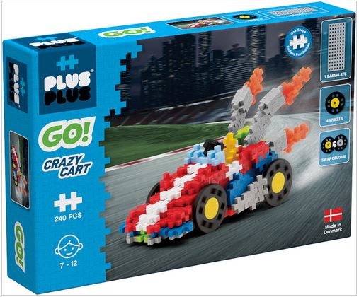 Plus Plus GO! Crazy Cart (240pcs)