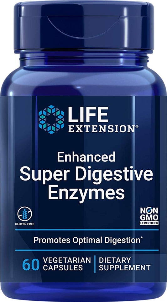Life Extension Enhanced Super Digestive Enzymes 60capsules