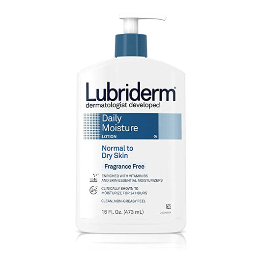 Lubriderm Fragrance Free Daily Moisture Lotion 16 oz