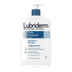 Lubriderm Fragrance Free Daily Moisture Lotion 16 oz
