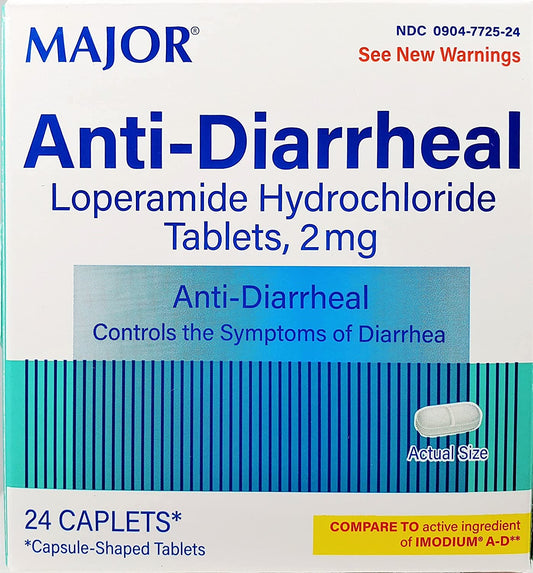 Major Anti-Diarrheal 24 Caplets