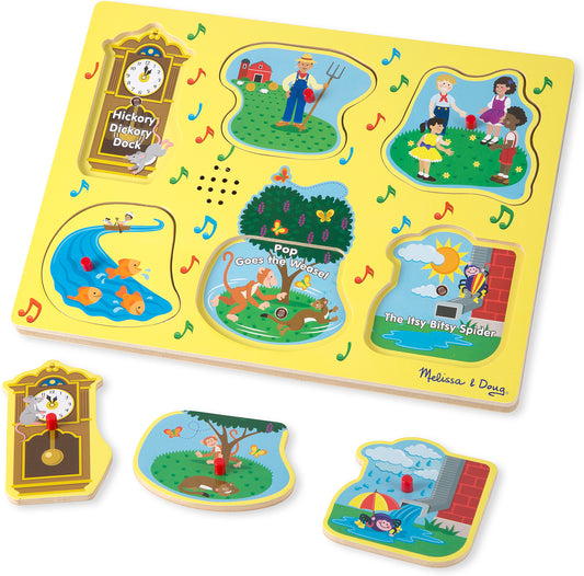 Melissa & Doug Sound Puzzle Sing-Along Nursery Rhymes