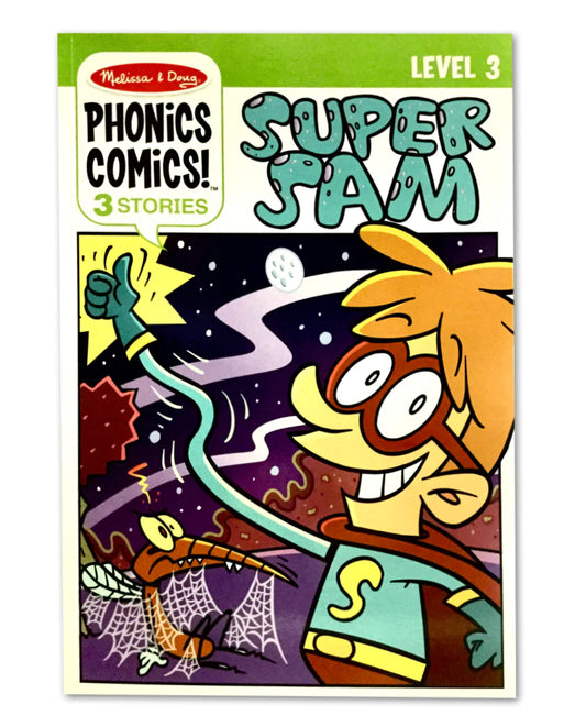 Melissa & Doug Phonics Comics! Super Sam (3 stories)