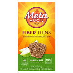 Metamucil Fiber Thins Apple Crisp 12-0.77oz (net wt 9.3oz)