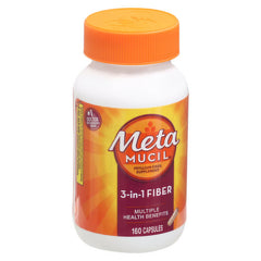 Meta Mucil 3-in-1 Fiber 100 Capsules