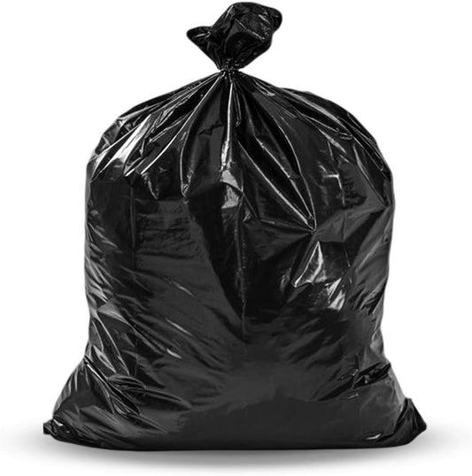 Parade Flap Tie Black Trash Bags 30gal 10count