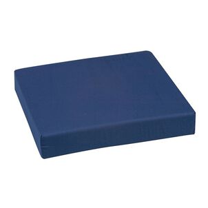 WHEELCHAIR CONVOLUTED CUSHION WITH COVER NAVY 16"x18"x3"