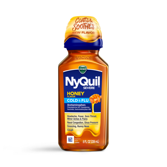 Vicks NyQuil Severe Honey Cold & Flu 8fl oz