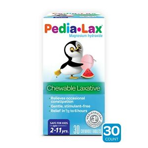 PediaLax Children's Chewable Laxative 30 Tablets