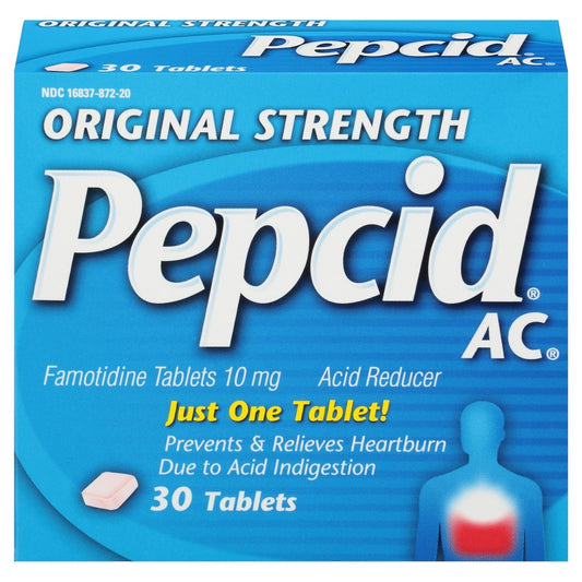 Pepcid AC Original Strength Acid Reducer 10mg (30 tablets)