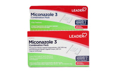 Leader Miconazole 3 Combination Pack
