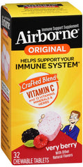 Airborne Immune Support Supplement Very Berry (32 chewable tablets)