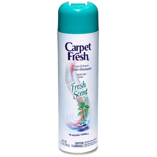 Carpet Fresh - Fresh Scent Carpet & Room Odor Eliminator Quick Dry Foam 10.5oz