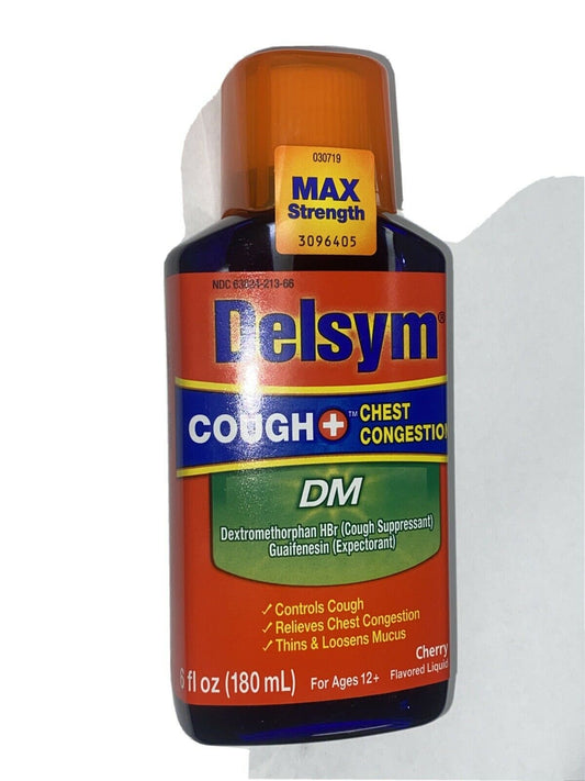 Delsym Cough+dm Liquid 180 Ml