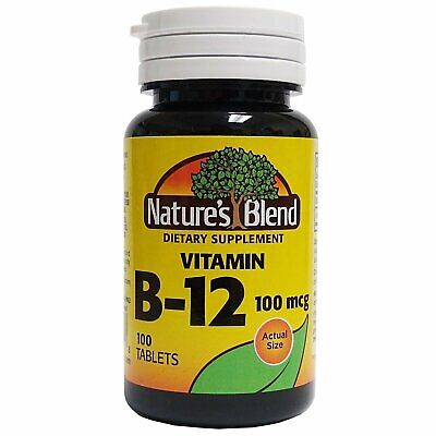 Nature's Blend Vitamin B-12 100mcg (100 tablets)