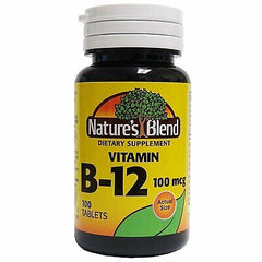 Nature's Blend Vitamin B-12 100mcg (100 tablets)