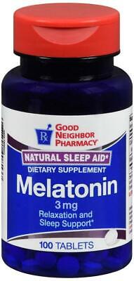 Good Neighbor Pharmacy Melatonin 3mg (100 tablets)