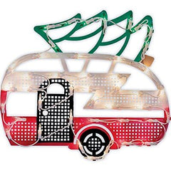 Christmas Lighted Camper