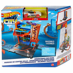 Hot Wheels City Downtown Car Park Playset