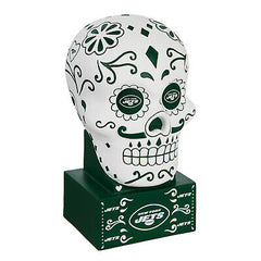 New York Jets Sugar Skull Statue