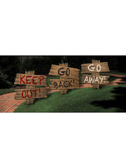 Haunted House Decor Sidewalk Signs