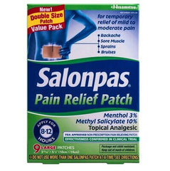 Salonpas Pain Relief Patch Large 9ea