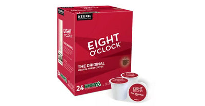 Keurig Eight O' Clock Original Medium Roast Coffee 24 k-cups