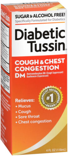 Diabetic Tussin Cough & Chest Congestion DM 4fl oz