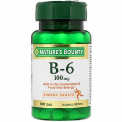 Nature's Bounty B-6 100mg (100 tablets)