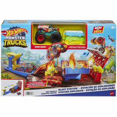 Hot Wheels Monster Trucks Blast Station Playset